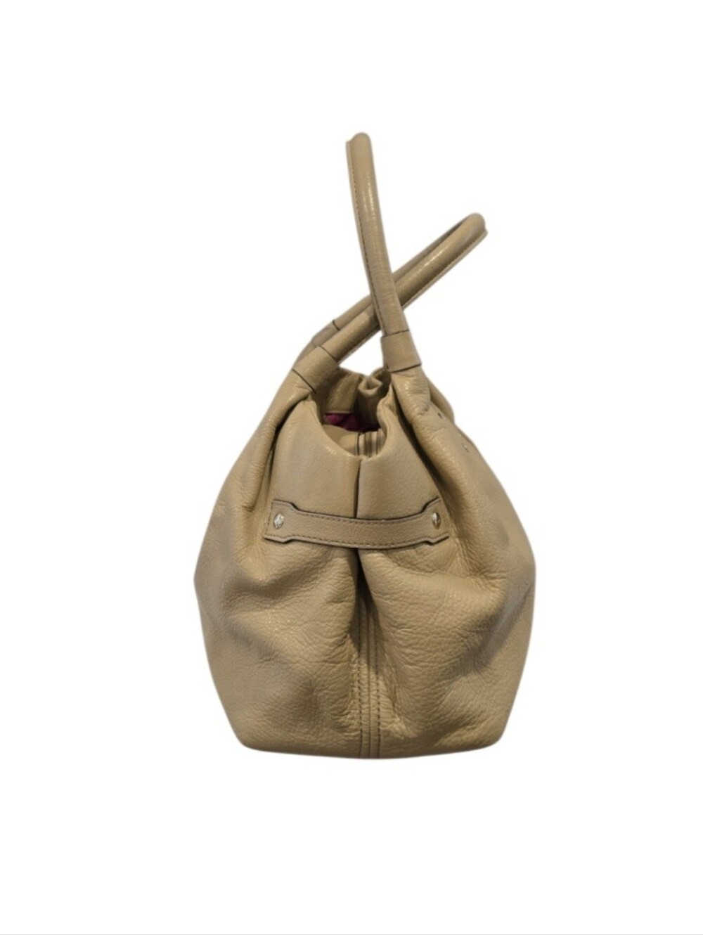 kate spade Berkshire Road Palamino Pebbled Leather Satchel in Tan - Picture 4 of 16
